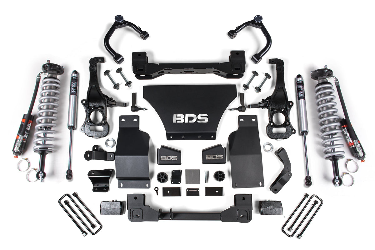 4 Inch Lift Kit | FOX Coil-Over | Chevy Silverado or GMC Sierra 1500 (19-24) 4WD | Gas