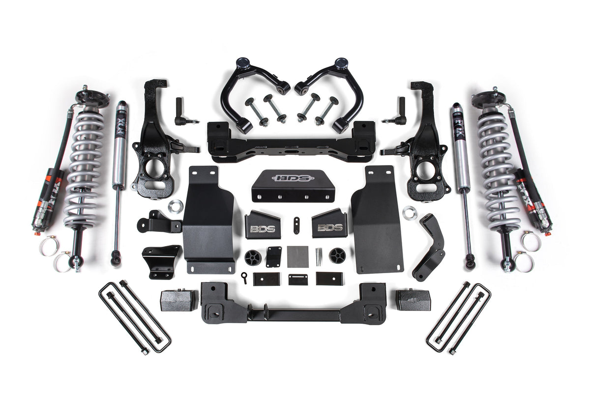 4 Inch Lift Kit | FOX Coil-Over | Chevy Silverado or GMC Sierra 1500 (19-24) 4WD | Diesel