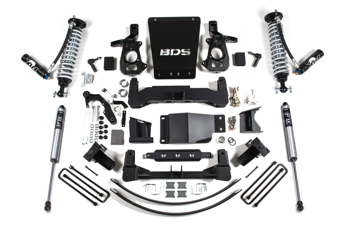 8 Inch Lift Kit | FOX 2.5 Coilover DSC | Chevy Silverado or GMC Sierra 1500 (14-18) 4WD