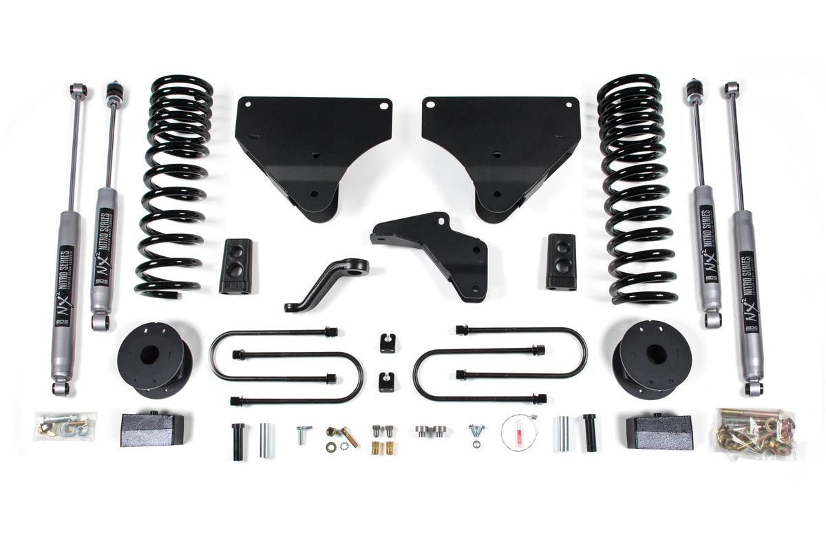 4 Inch Lift Kit | Ram 3500 w/ Rear Air Ride (13-18) 4WD | Gas BDS Suspension