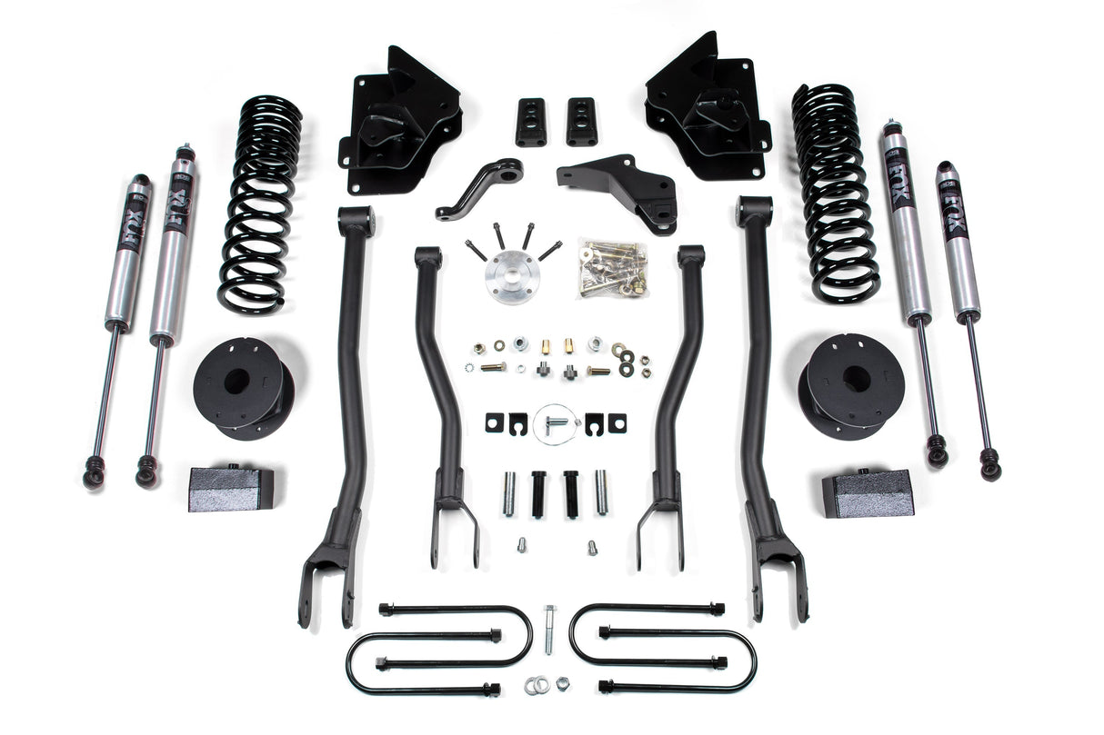 4 Inch Lift Kit w/ 4-Link | Ram 3500 w/ Rear Air Ride (13-18) 4WD | Gas BDS Suspension