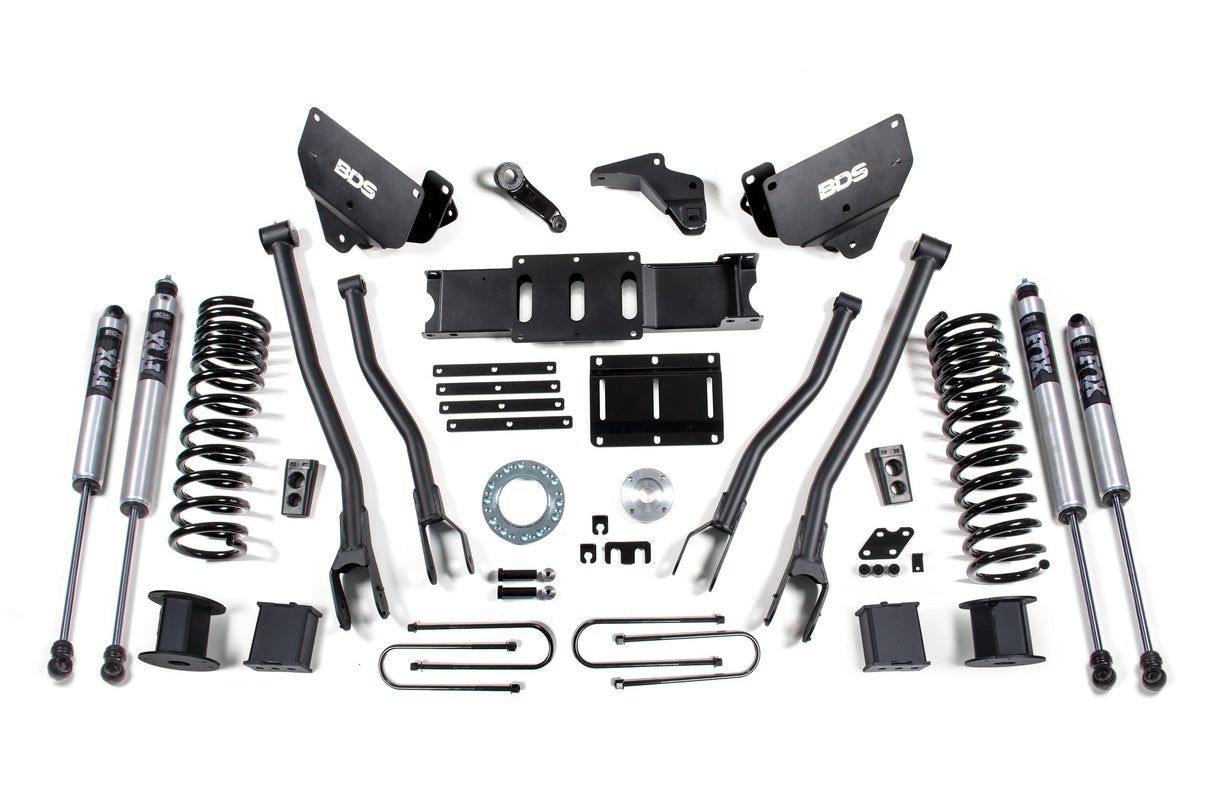 5.5 Inch Lift Kit w/ 4-Link | Ram 3500 w/ Rear Air Ride (13-18) 4WD | Gas BDS Suspension