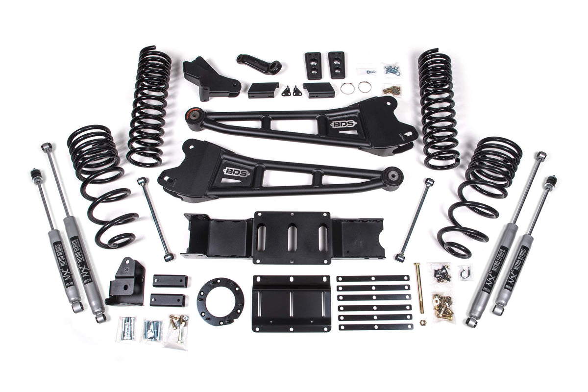 4 Inch Lift Kit w/ Radius Arm | Ram 2500 (19-24) 4WD | Diesel BDS Suspension
