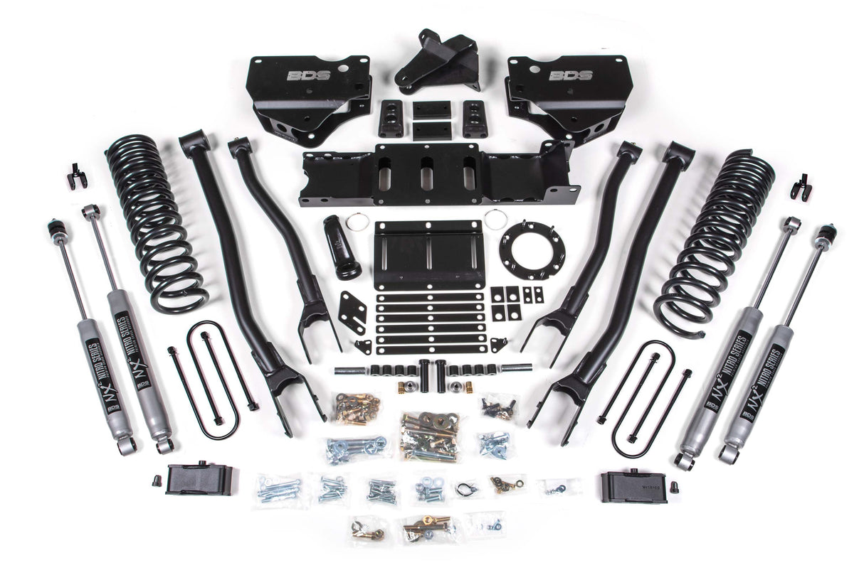 4 Inch Lift Kit w/ 4-Link | Ram 3500 (19-24) 4WD | Diesel BDS Suspension
