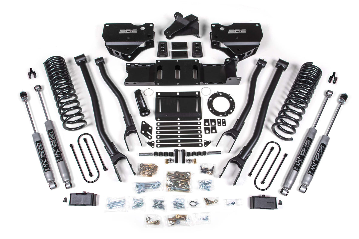 4 Inch Lift Kit w/ 4-Link | Ram 3500 (19-24) 4WD | Diesel BDS Suspension