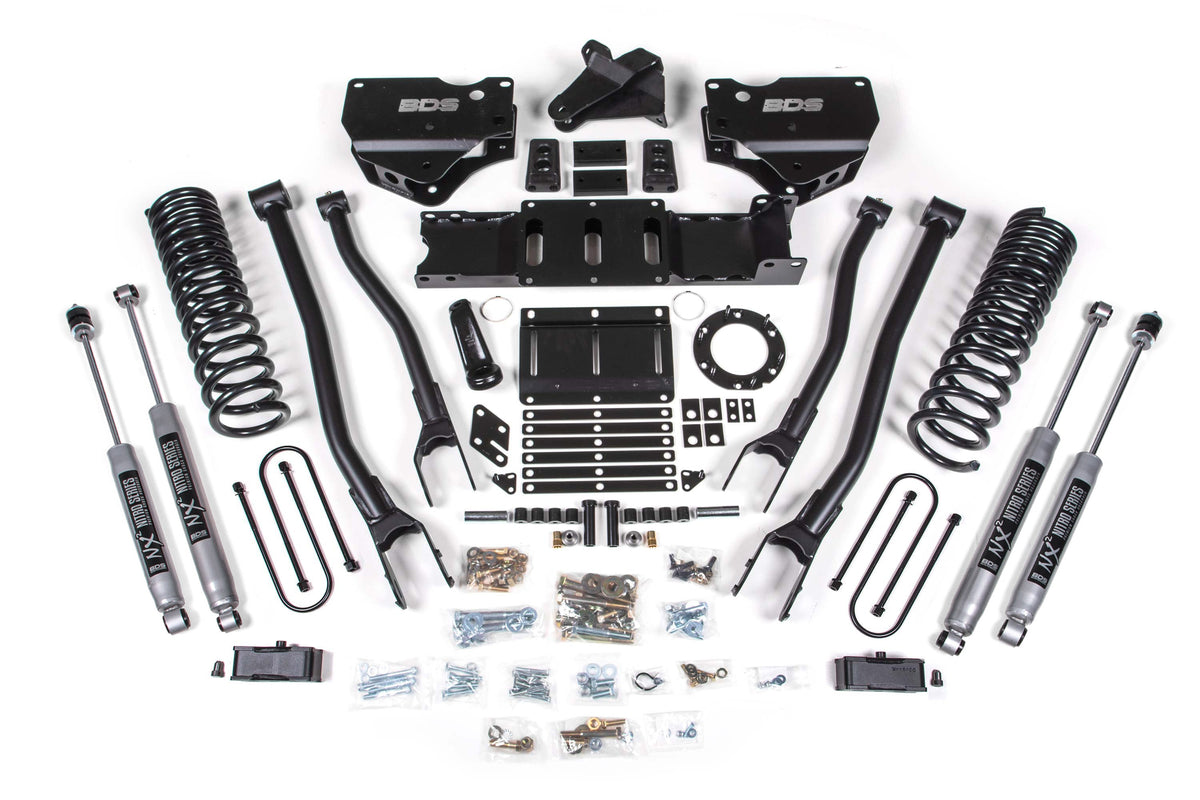 4 Inch Lift Kit w/ 4-Link | Ram 3500 (19-24) 4WD | Diesel BDS Suspension