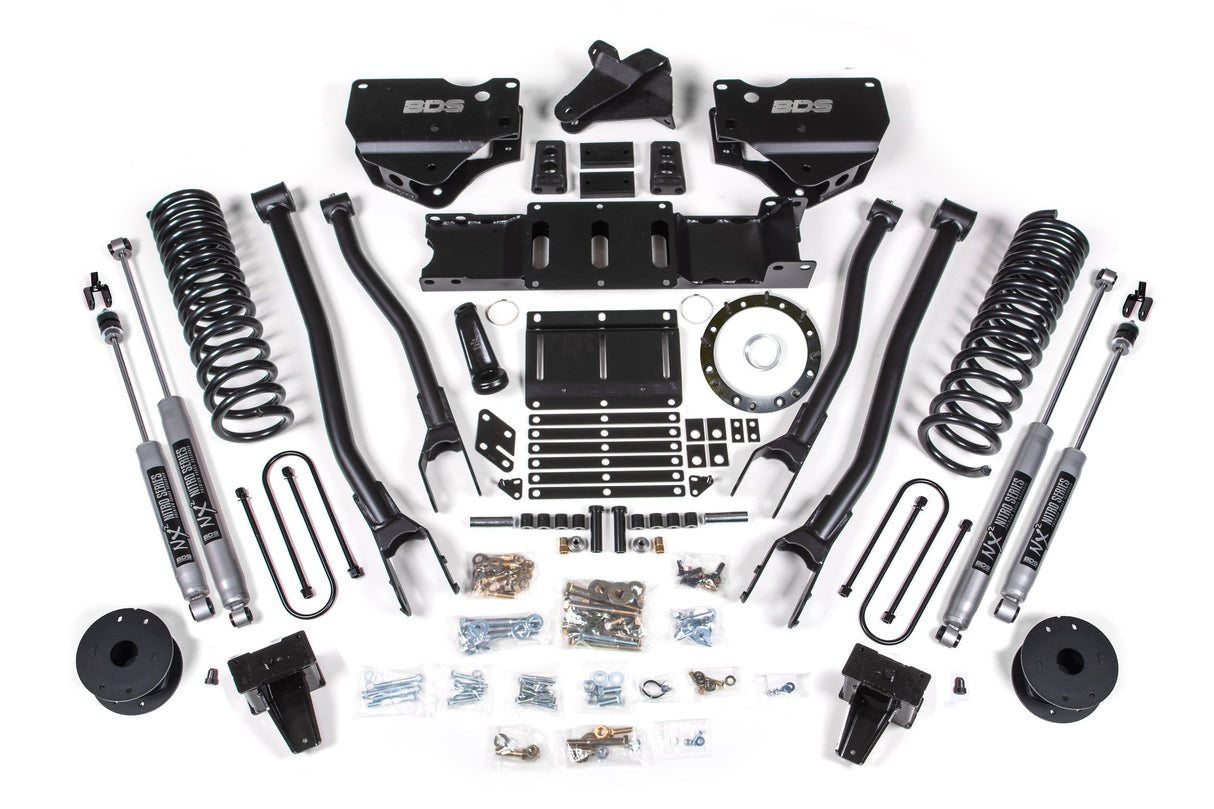 6 Inch Lift Kit w/ 4-Link | Ram 3500 w/ Rear Air Ride (19-24) 4WD | Diesel BDS Suspension