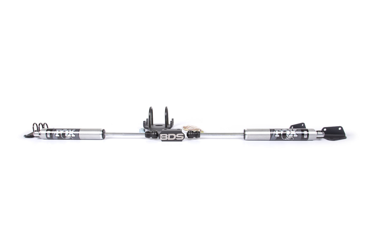 Dual Steering Stabilizer Kit w/ FOX 2.0 Performance Shocks | T-Style Steering | Dodge Ram 2500 (08-13) and 3500 (08-12) 4WD BDS Suspension