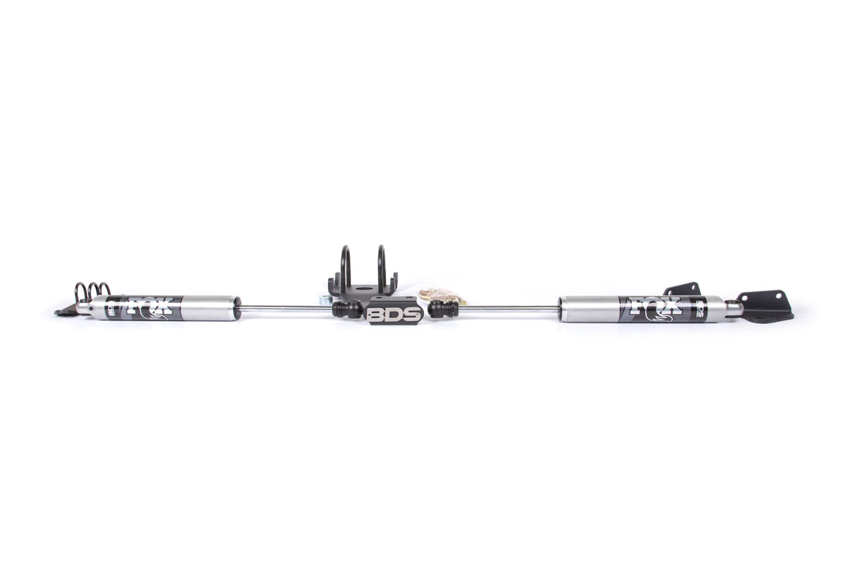 Dual Steering Stabilizer Kit w/ FOX 2.0 Performance Shocks | T-Style Steering | Dodge Ram 2500 (08-13) and 3500 (08-12) 4WD