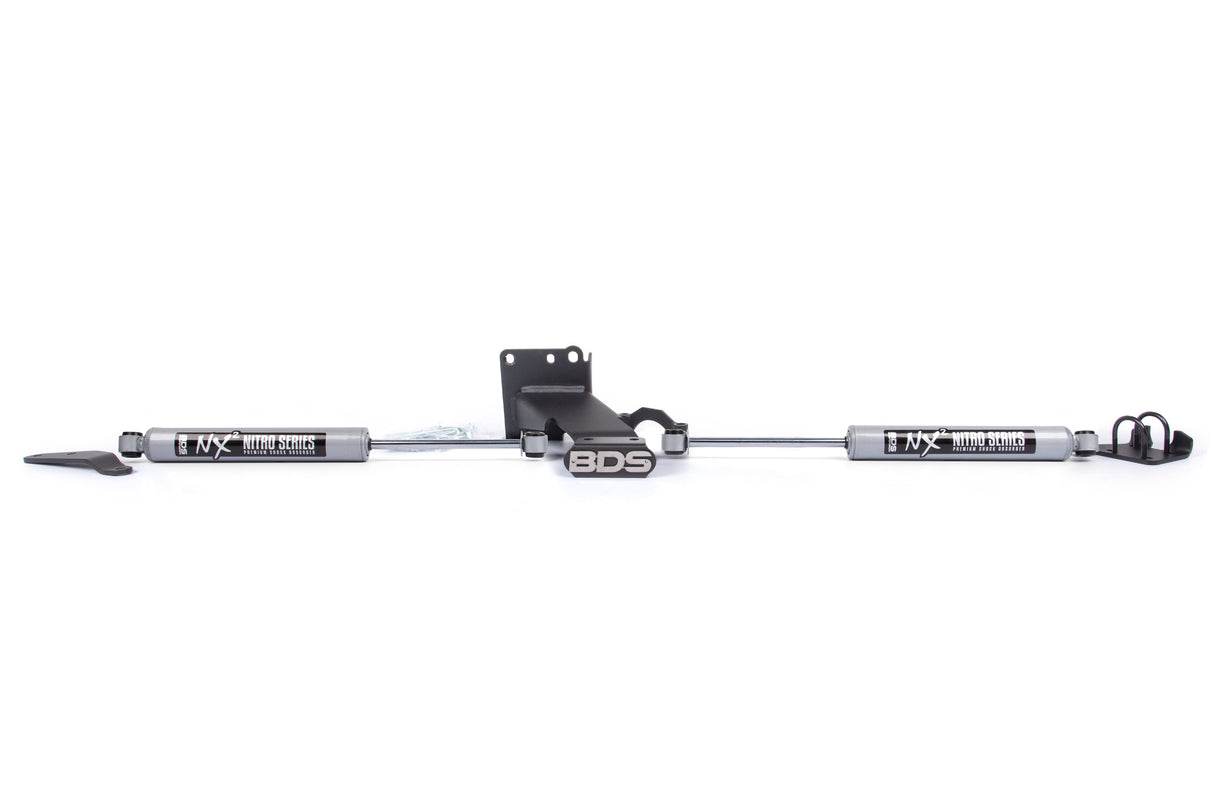 Dual Steering Stabilizer Kit w/ NX2 Shocks | Ram 2500 (14-18) and 3500 (13-18) 4WD BDS Suspension