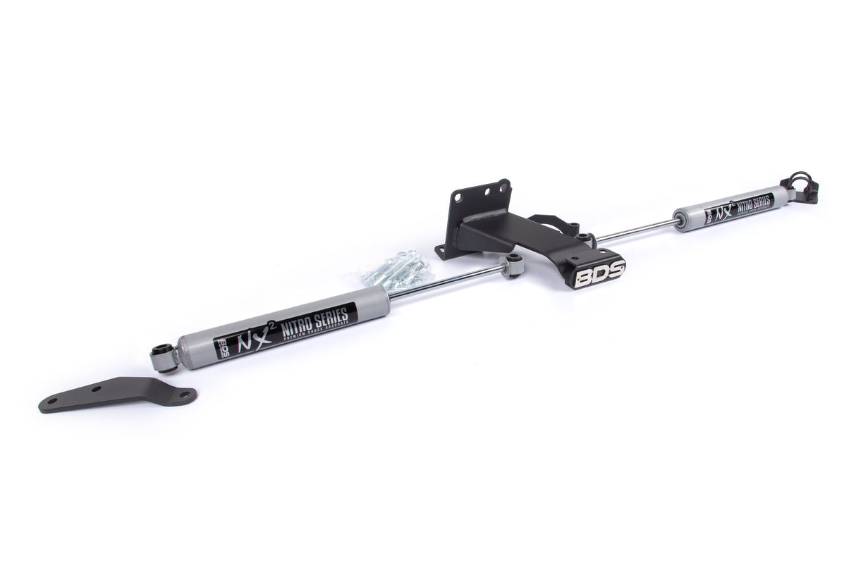 Dual Steering Stabilizer Kit w/ NX2 Shocks | Ram 2500 (14-18) and 3500 (13-18) 4WD BDS Suspension