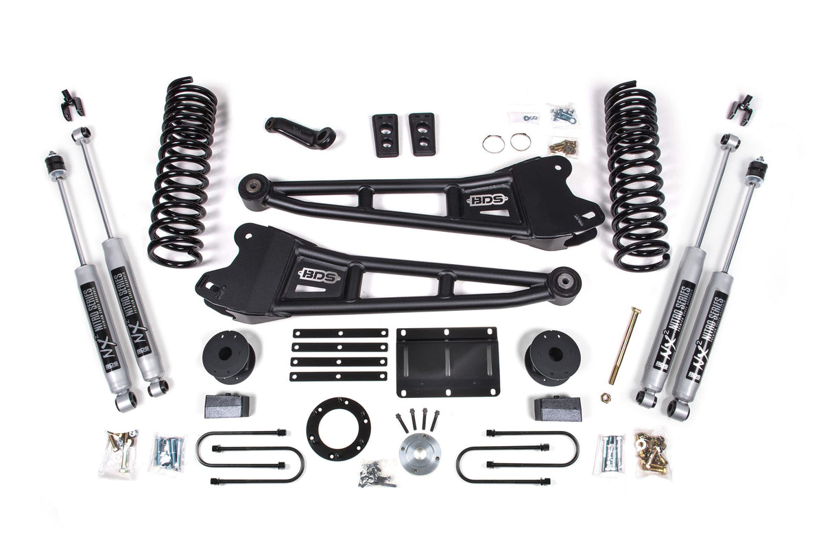 5.5 Inch Lift Kit w/ Radius Arm | Ram 3500 w/ Rear Air Ride (13-18) 4WD | Gas