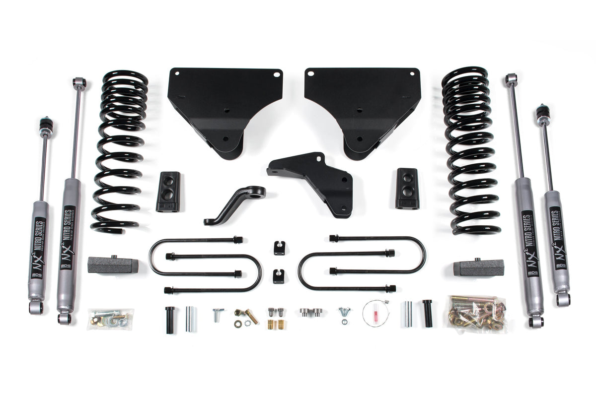 4 Inch Lift Kit | Ram 3500 (13-18) 4WD | Gas BDS Suspension