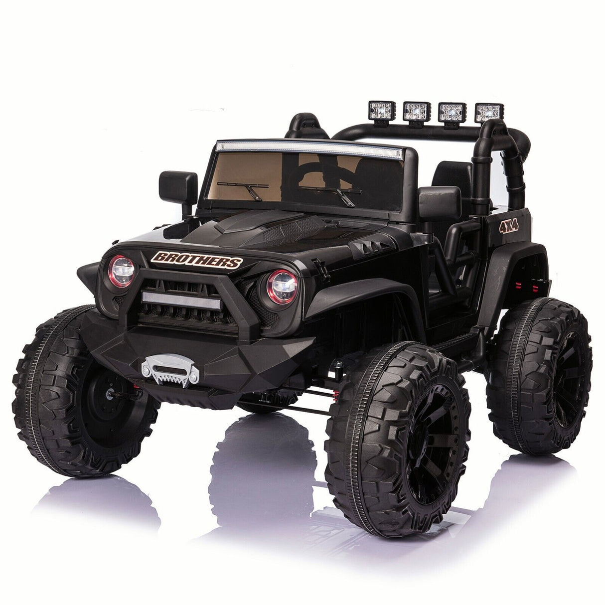 Bluetooth Remote Control 24V Electric Kids Ride On Jeep with USB - Made in the USA