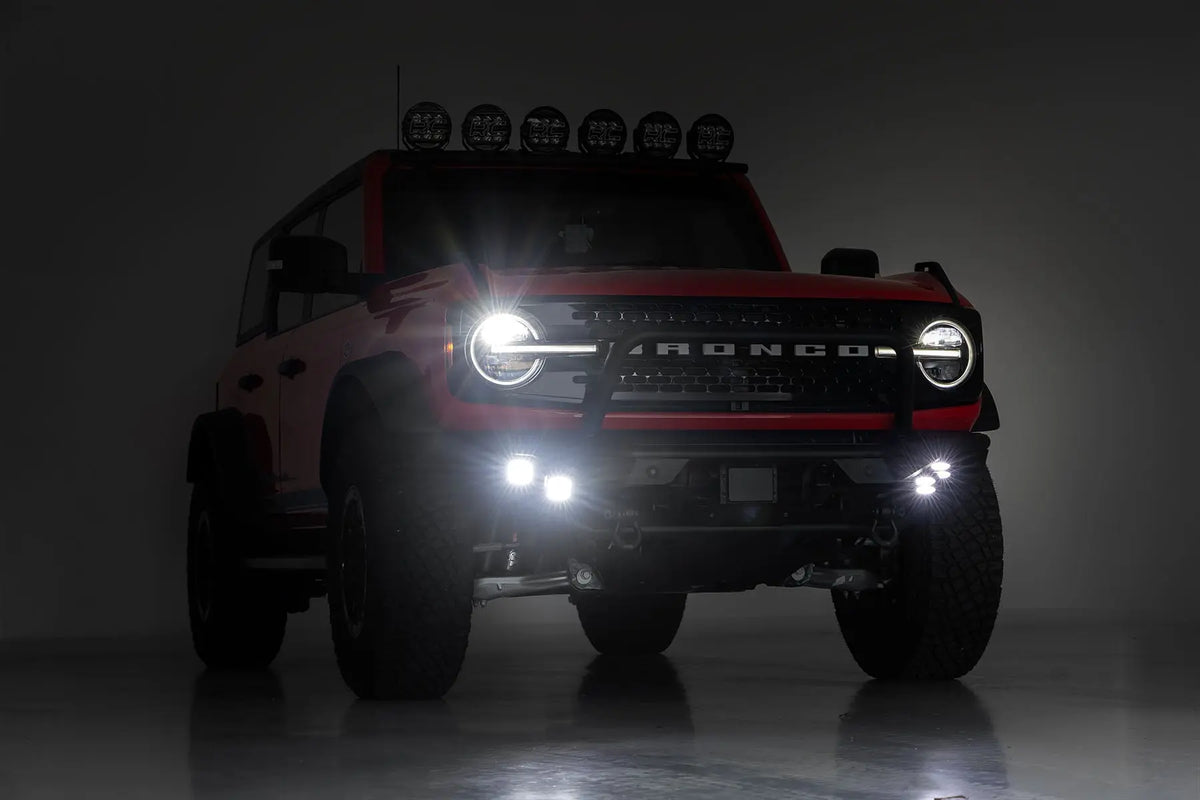 Rough Country Front Tubular Bumper Ford Bronco 4WD 2021-2026 51200A