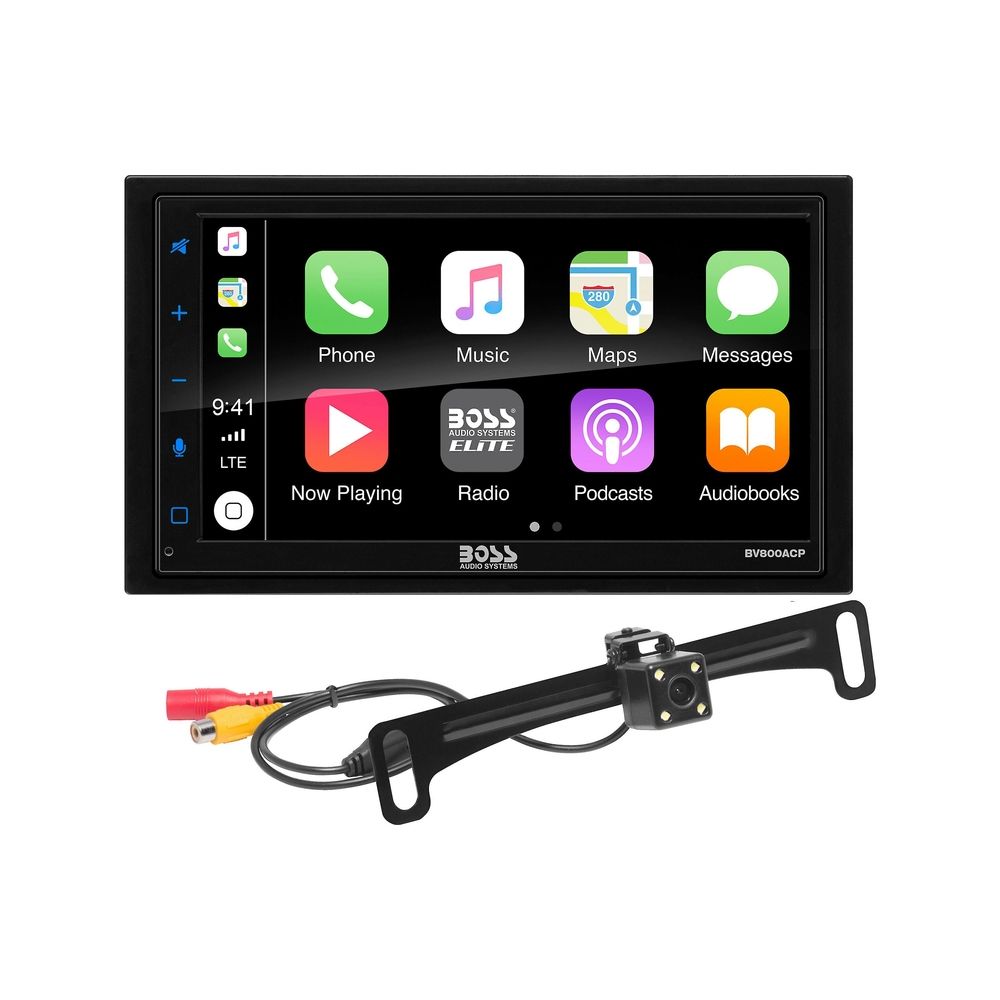 Boss Elite BV850ACP 6.75" Multimedia Receiver with Bluetooth Apple Carplay/Android Auto