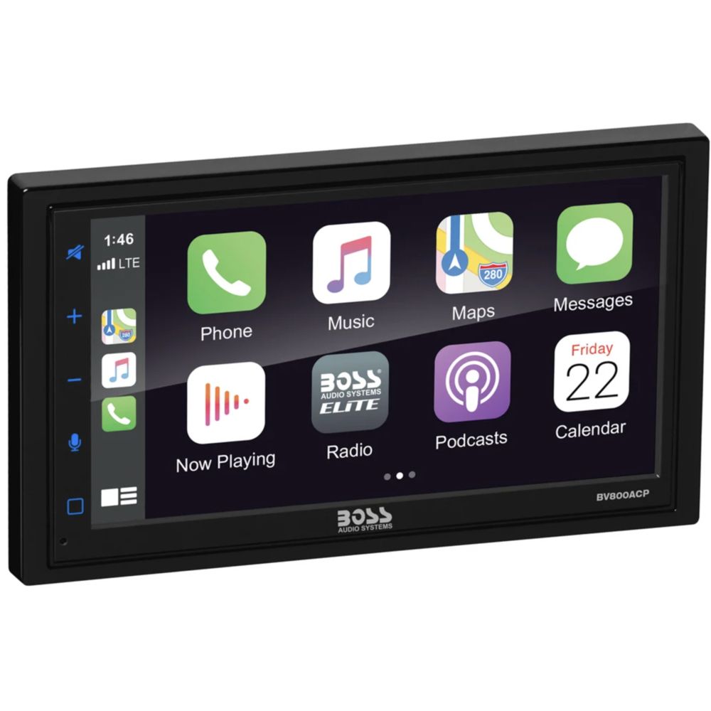 Boss Elite BV850ACP 6.75" Multimedia Receiver with Bluetooth Apple Carplay/Android Auto