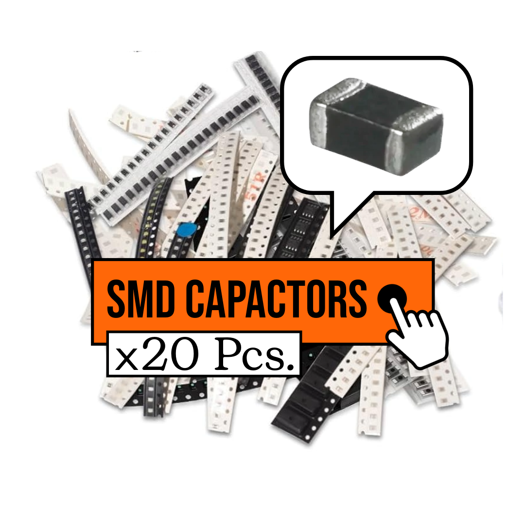 SMD Ceramic Capacitors JTAREA 0805 – 20pcs Strips JTAREA