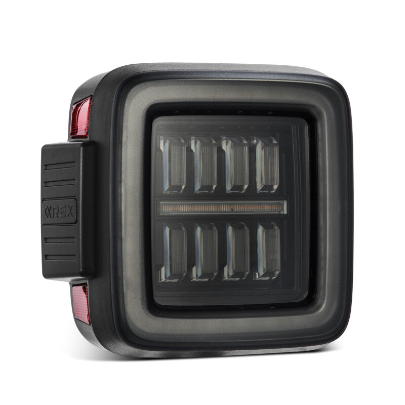 AlphaRex NOVA-Series Prismatic LED Tail Lights Black | '18-Current JL Wrangler / '20-Current JT Gladiator