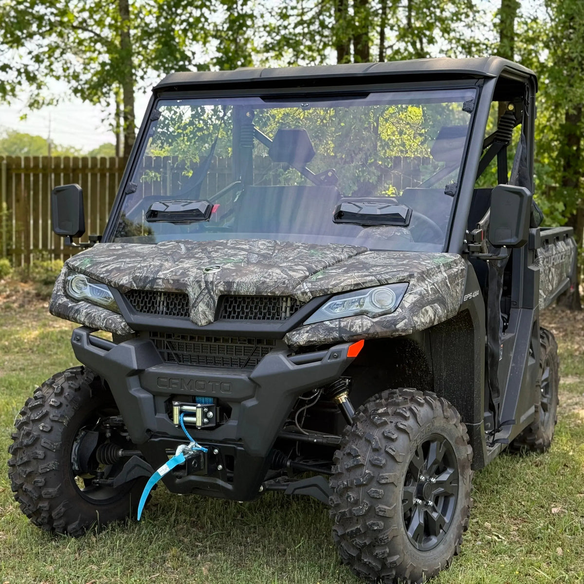 Seizmik 50-55329KIT Toolless Versa-Vent UV1 windshield, CFMOTO UForce 1000 - main view