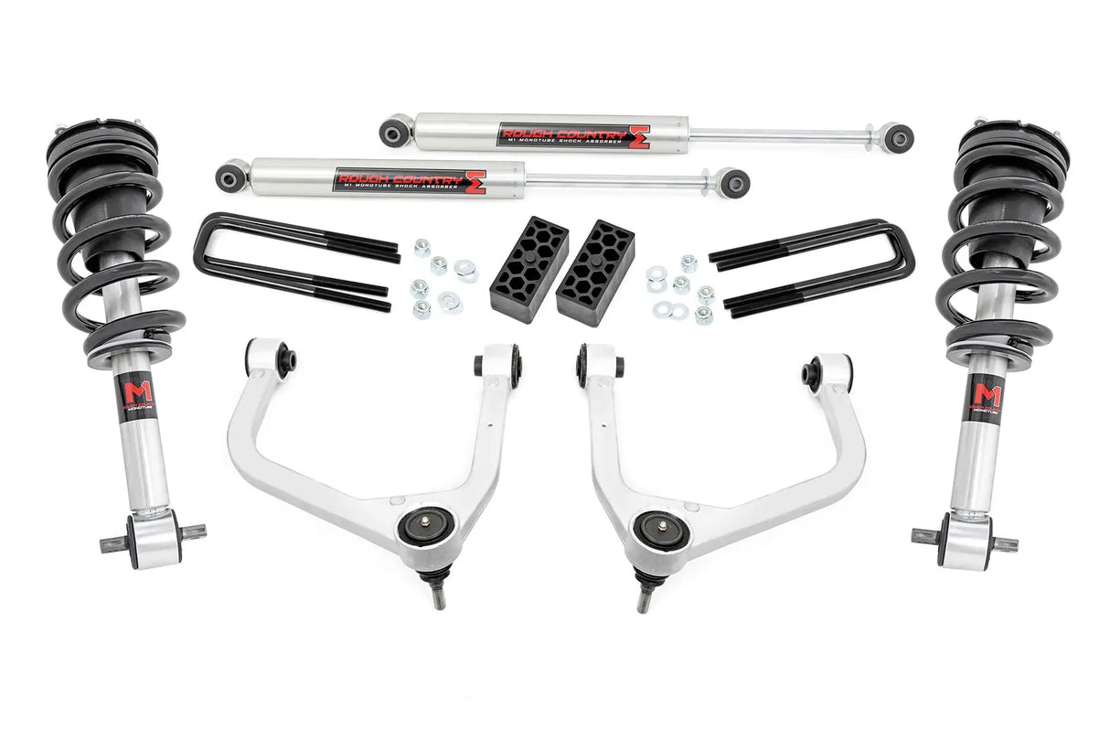 Rough Country 3.5 Inch Suspension Lift Kit Chevy Silverado 1500 2WD/4WD 2019-2024 29531A