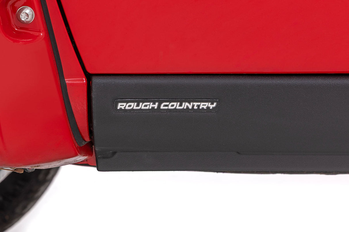 Rough Country Trail Cladding Rocker Sill Plates Chevy Silverado 1500