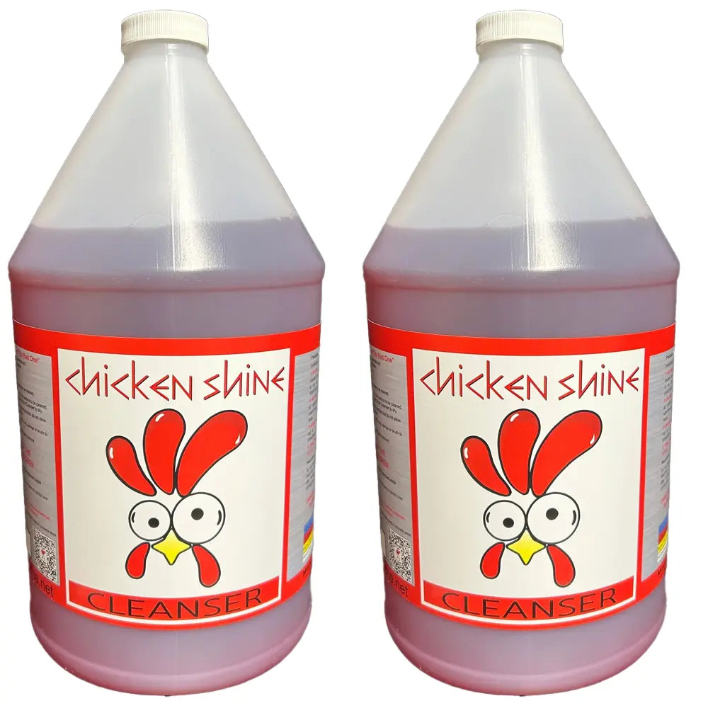 2-Pack Gallon Cleanser Combo | Bulk Heavy-Duty Mud Remover Chicken Shine