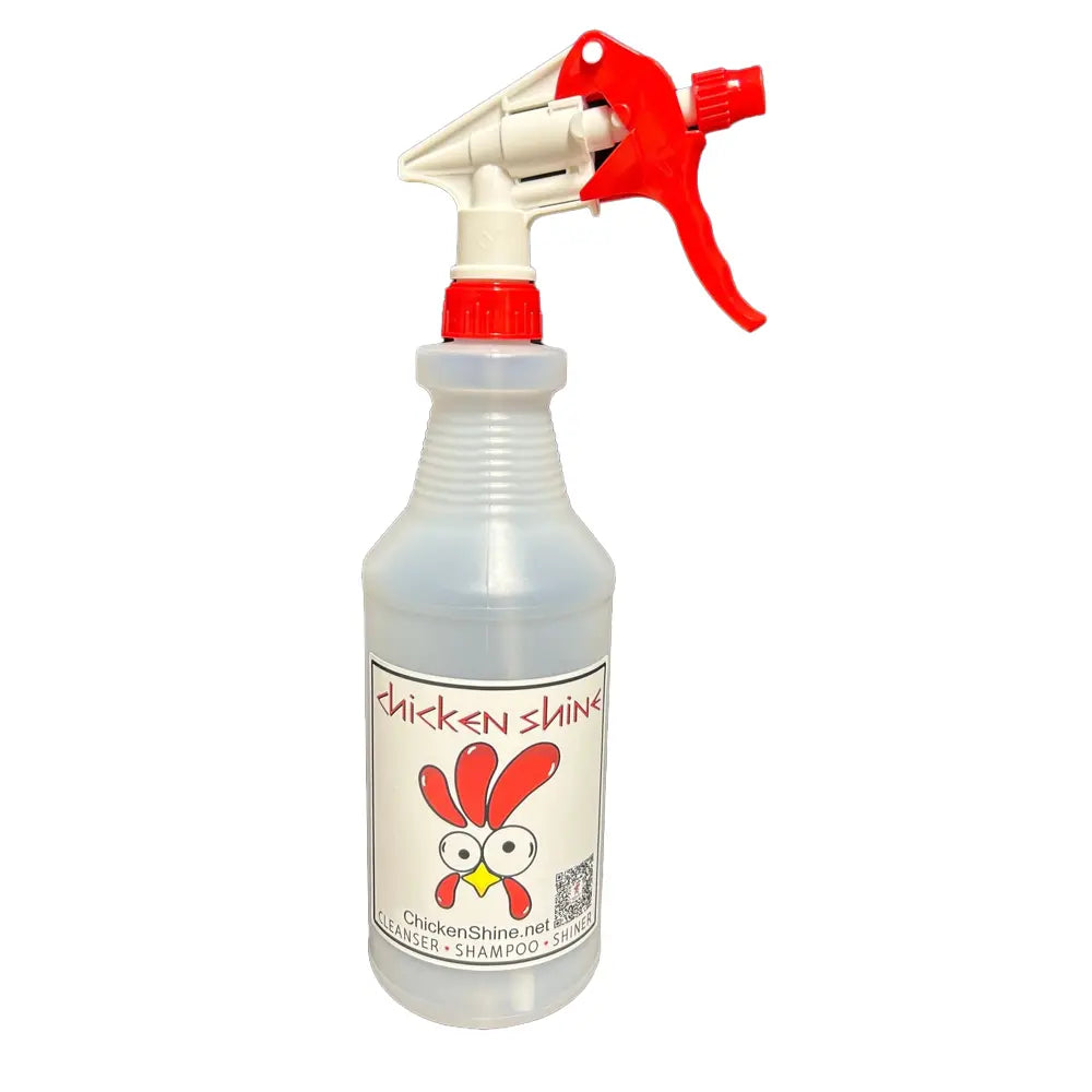Chicken Shine Heavy-Duty Chemical-Resistant Spray Bottle (Empty) Chicken Shine