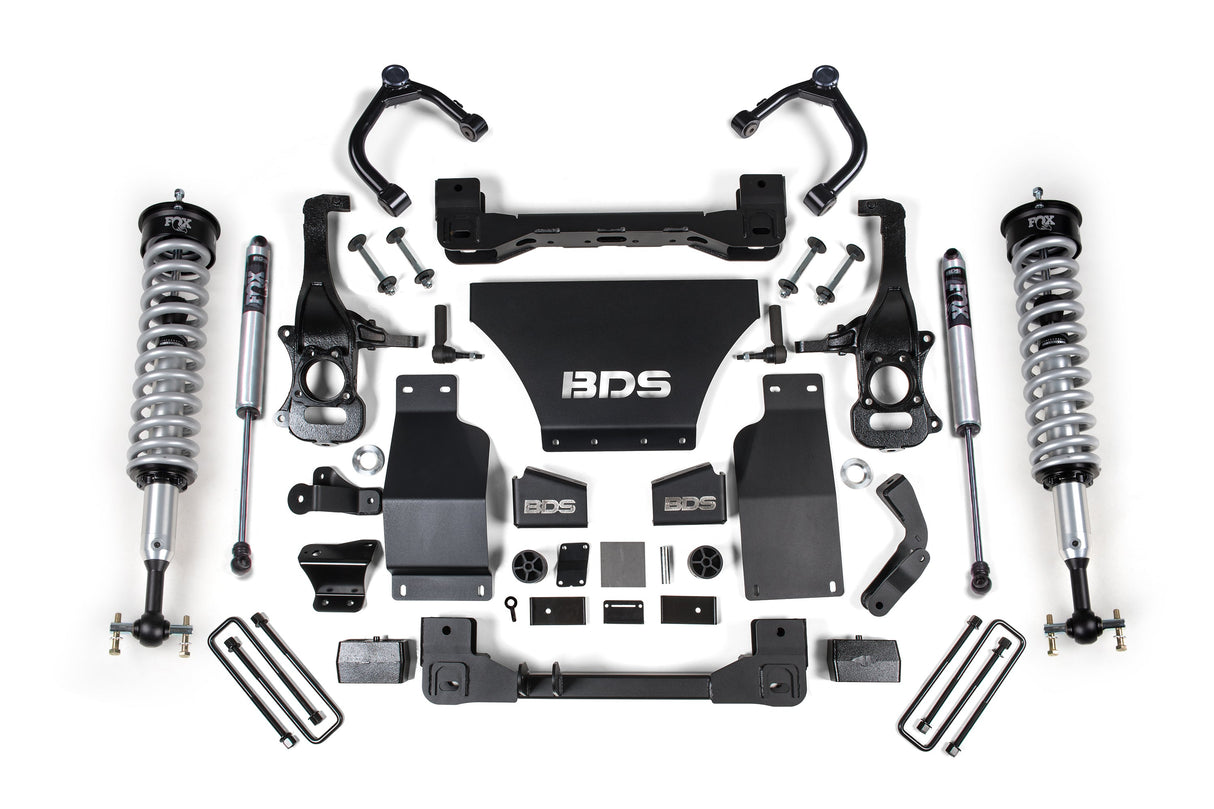 2.5 Inch Lift Kit | FOX Coil-Over | Chevy Trail Boss or GMC AT4 1500 (19-24) 4WD | Diesel BDS Suspension