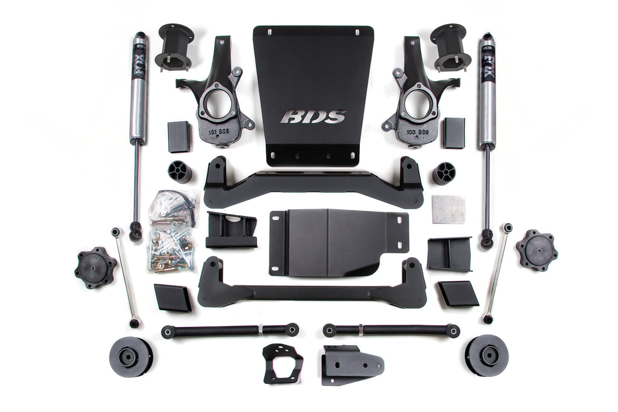 4.5 Inch Lift Kit | Chevy/GMC Avalanche, Suburban, Tahoe, or Yukon 1500 (07-14) 4WD BDS Suspension