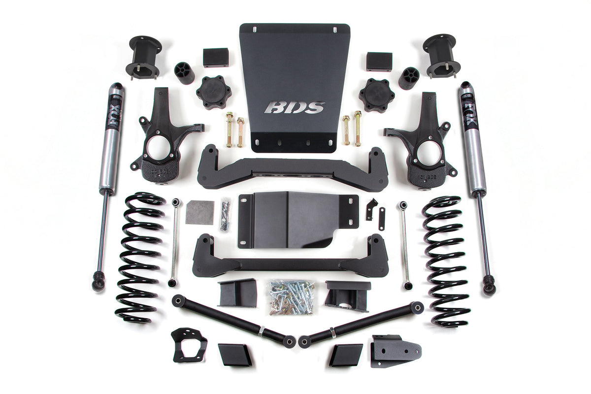6.5 Inch Lift Kit | Chevy/GMC Avalanche, Suburban, Tahoe, or Yukon 1500 (07-14) 4WD