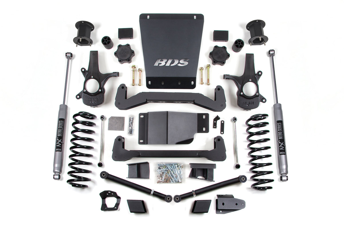 6.5 Inch Lift Kit | Chevy/GMC Avalanche, Suburban, Tahoe, or Yukon 1500 (07-14) 4WD