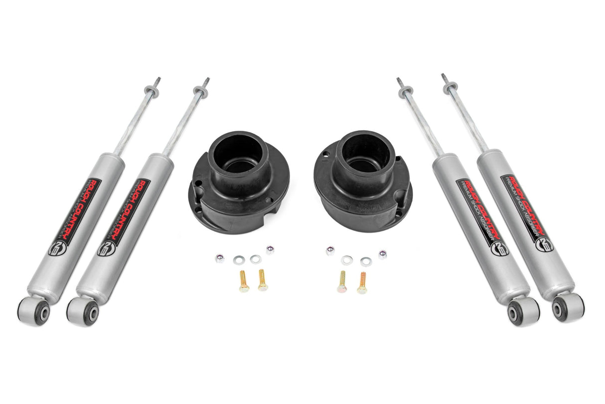 Rough Country 2.5 Inch Leveling Kit Ram 2500 4WD 2014-2026 & 3500 2013-2026 377-config