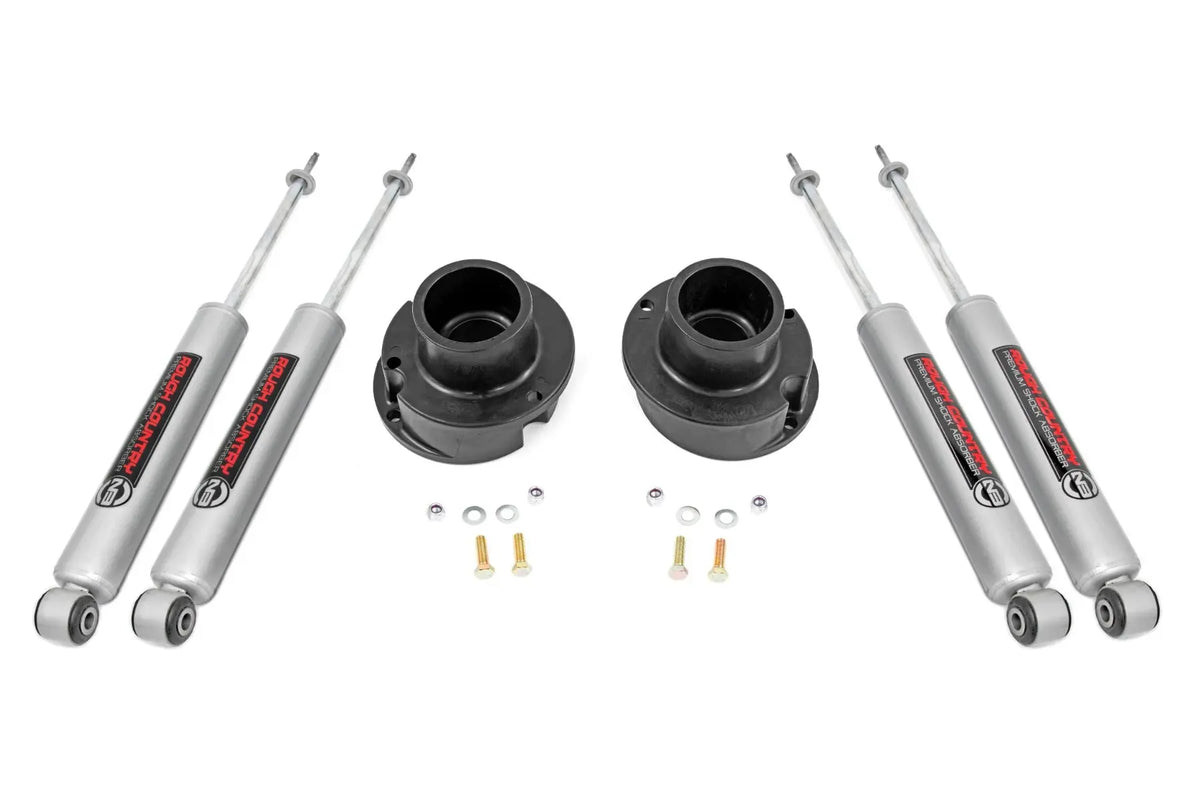 Rough Country 2.5 Inch Leveling Kit Ram 2500 4WD 2014-2026 & 3500 2013-2026 377-config