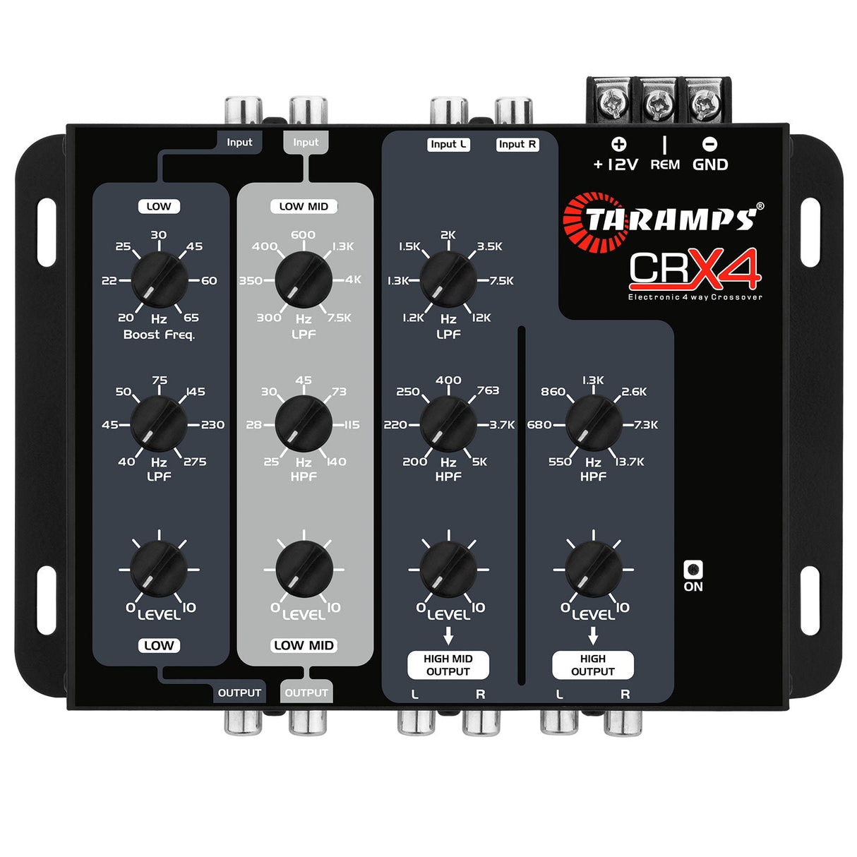 Taramps Crx4 4-Way Electronic Crossover Taramps USA