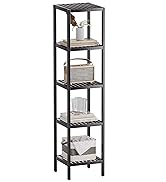 Foldable Bamboo Luggage Rack with Storage Shelf Walnut