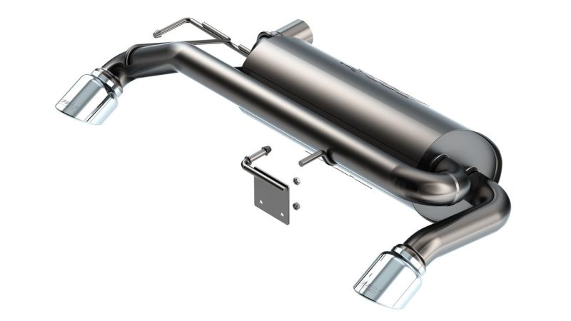 Borla 2.7L ATAK Axle-Back Exhaust System with Bright Chrome Tips | 2021+ Ford Bronco
