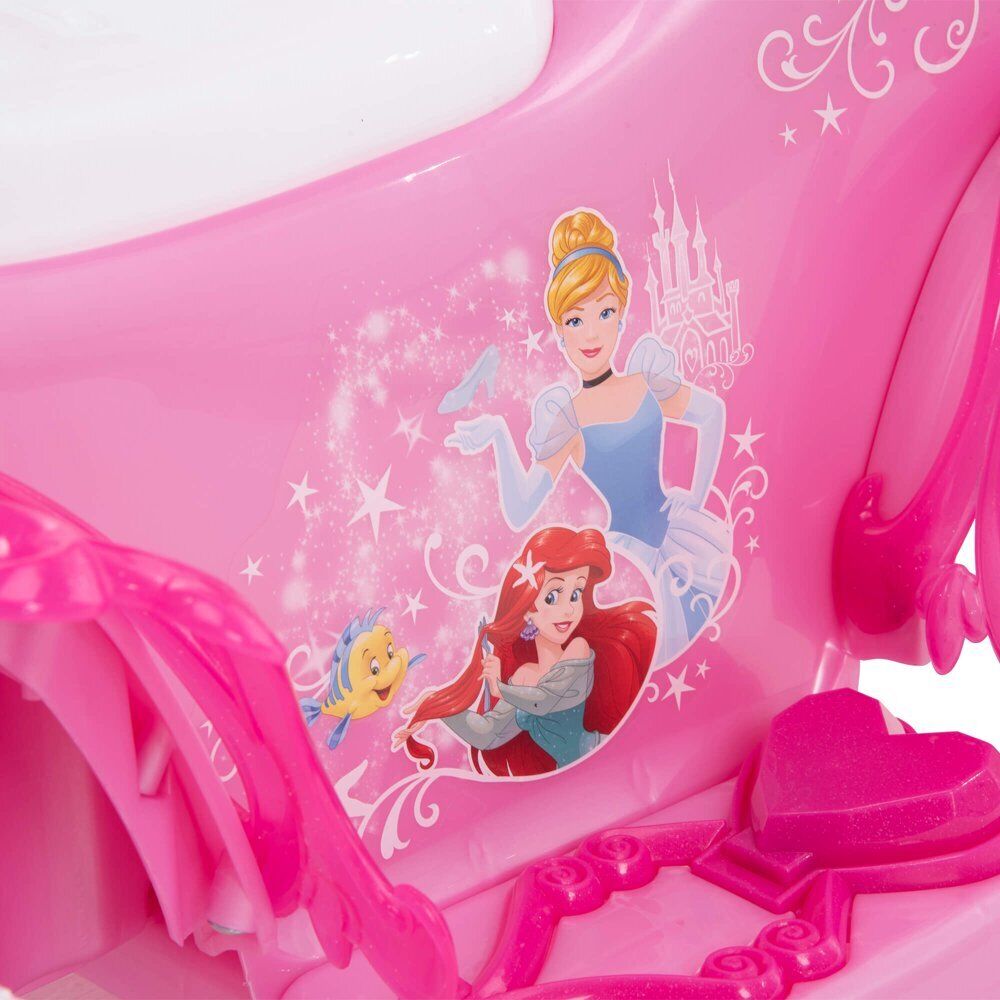 Disney Princess Electric Ride-On Quad with Bubble Action Exhaust in Pink by Huffy