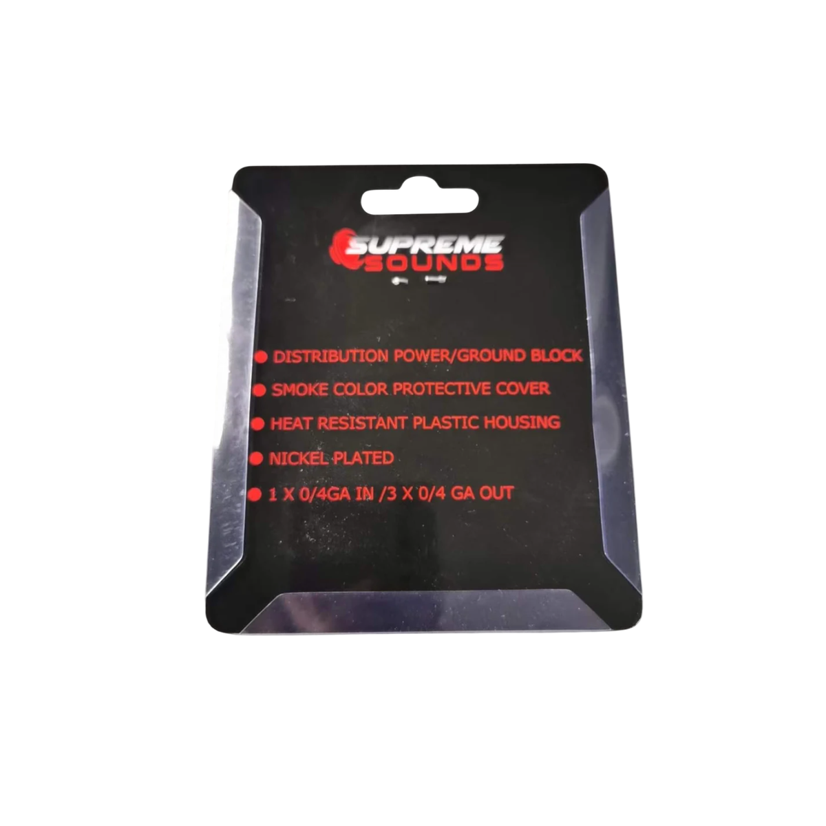 Supreme Sounds Distribution Block (1) 0G Input & (3) 0G/4G Output