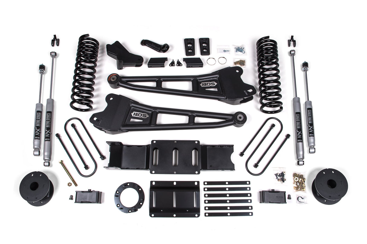 4 Inch Lift Kit w/ Radius Arm | Ram 3500 w/ Rear Air Ride (19-24) 4WD | Gas BDS Suspension