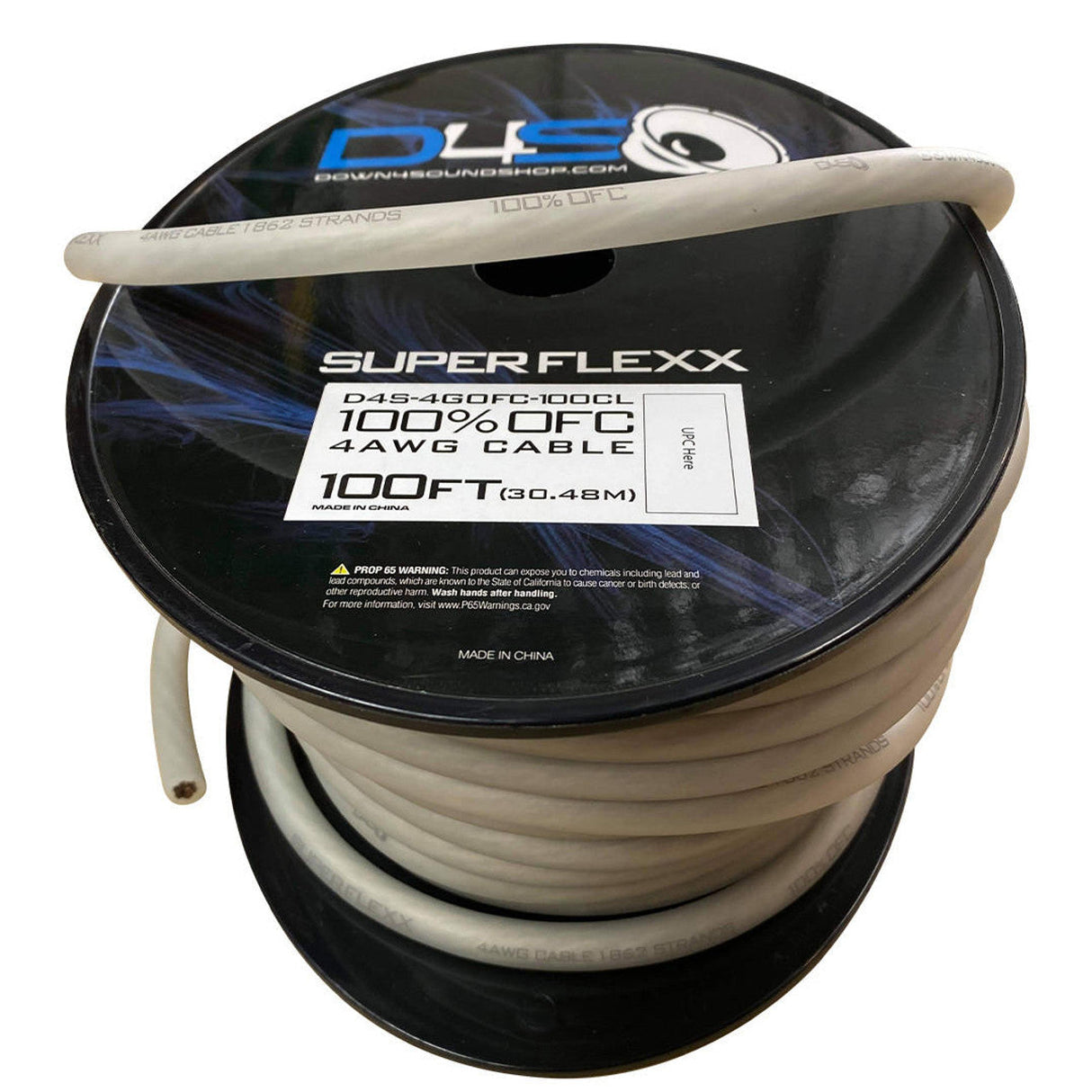 Down4Sound 100FT 4G Tinned OFC Wire Down4Sound