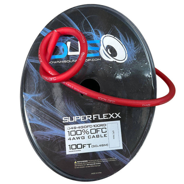 Down4Sound 100FT 4G Tinned OFC Wire Down4Sound