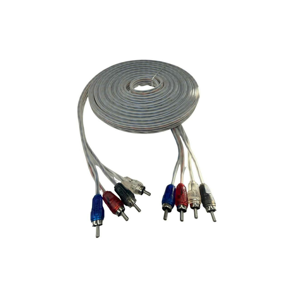 Down4Sound 12FT 4-Channel Twister Pair RCA