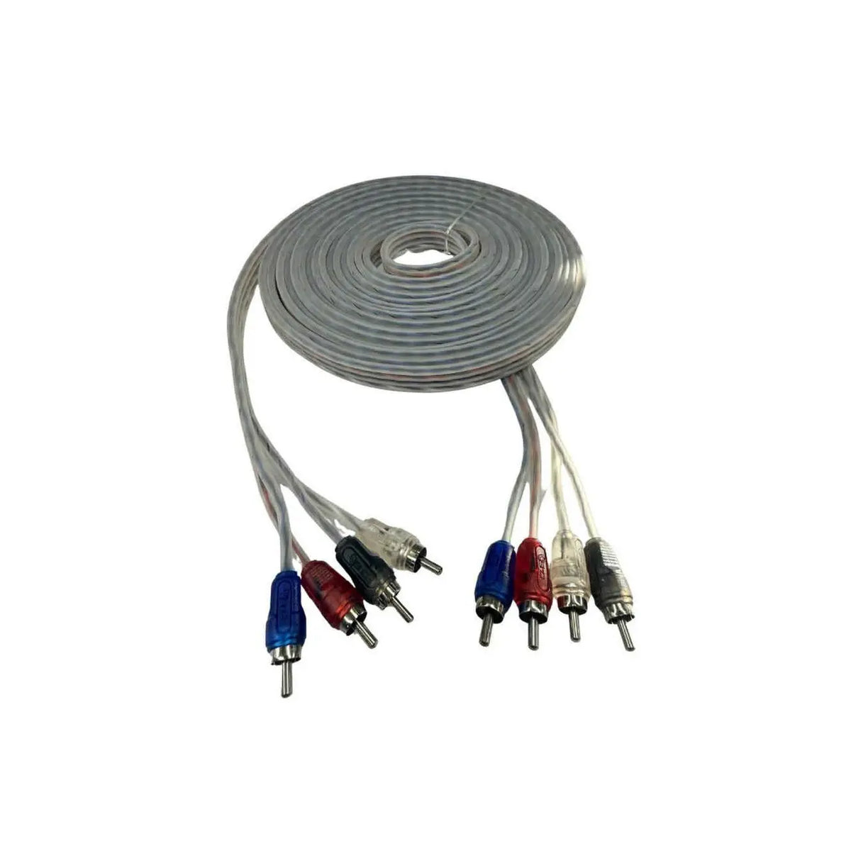 Down4Sound 12FT 4-Channel Twister Pair RCA