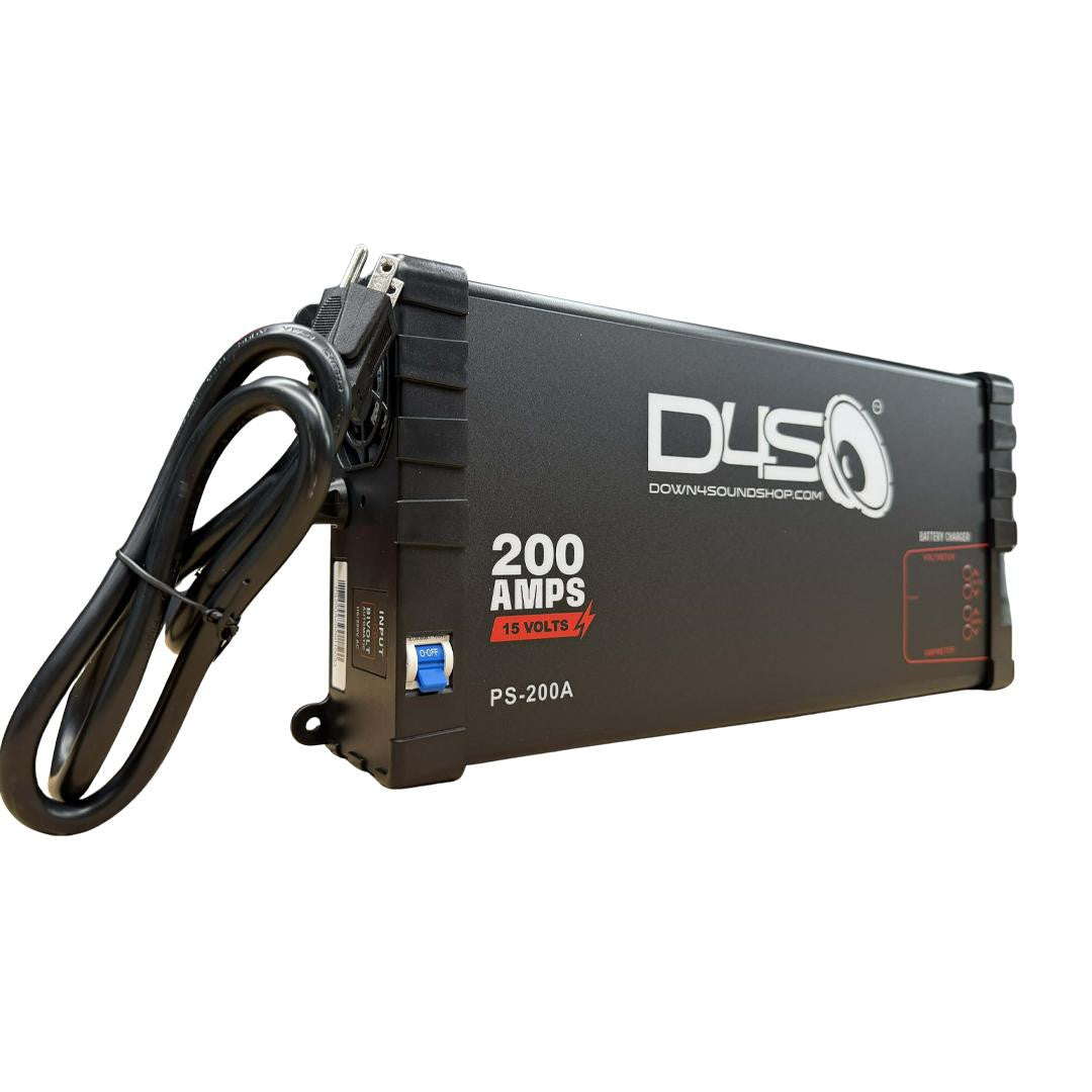 Down4Sound 200A 12V Smart Power Supply & Battery Charger (13.8V–15V Output)