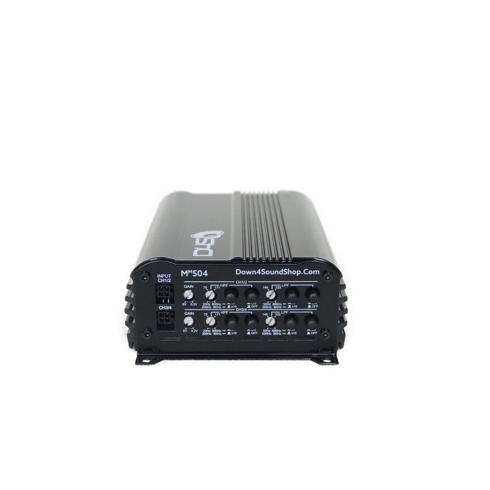 Down4Sound MM504 (MINI MAXX) 300W RMS MINI 4-Channel Amplifier Down4Sound