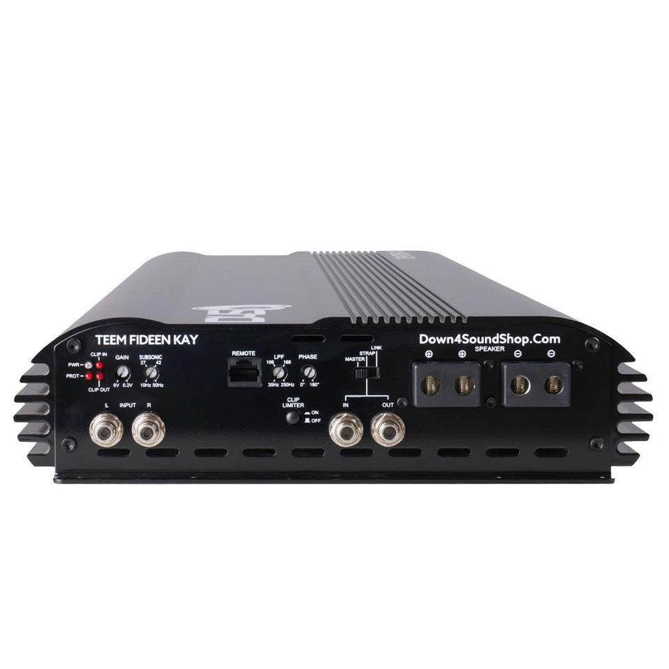 Down4Sound TeemFideen Kay 15000W RMS Monoblock Amplifier