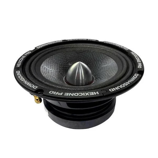 Down4Sound Hexicone XMR65 | 6.5" 200W RMS Midrange Speaker w/ Bullet (Single)