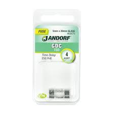 Jandorf Time Delay 250 Volt 4 Amp Fuse #60679 Jandorf