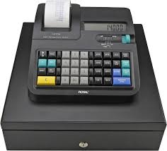 Royal 140DX Electronic Cash Register, Black TekShack